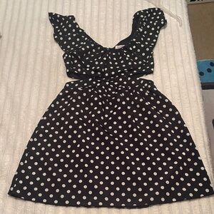 Speechless Black and White Dress